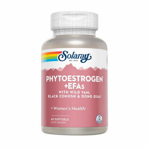 Solaray, Phytoestrogen Plus Efas With Wild Yam Black Cohosh And Dong Quai, 60 Softgels Solaray