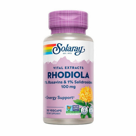Solaray, Rhodiola Root Extract, 100 mg, 30 Caps Solaray