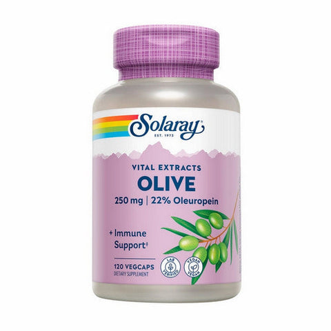 Solaray, Olive Leaf Extract, 250 mg, 120 Caps Solaray