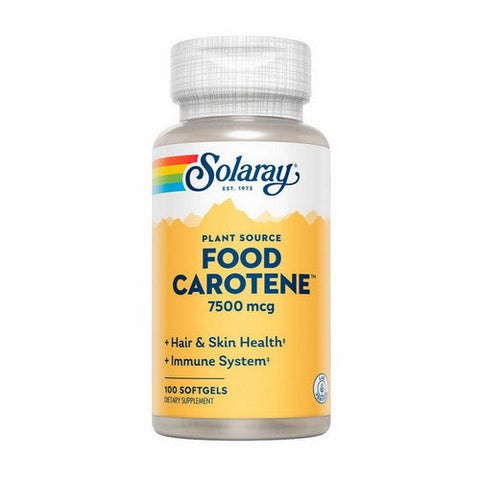 Solaray, Food Carotene, 25,000 IU, 100 Softgels Solaray