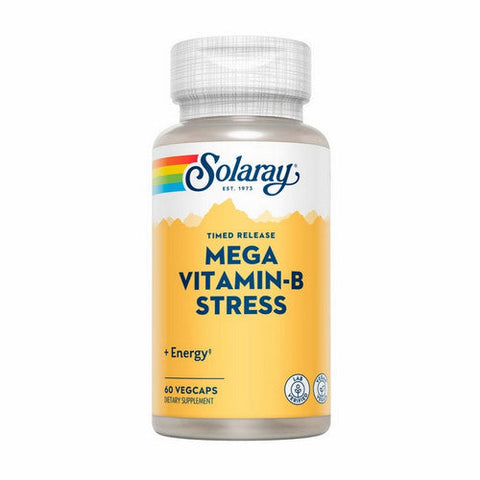Solaray, Mega B-Stress, 60 Caps Solaray