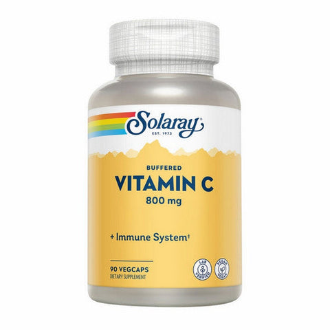 Solaray, Buffered Vitamin C, 800 Mg, 90 Veg Caps Solaray