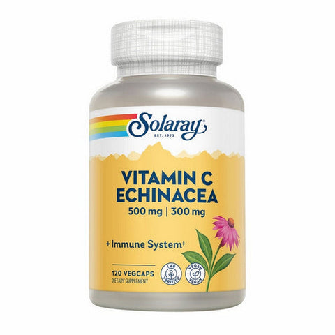 Solaray, Vitamin C With Echinacea, 120 Caps Solaray