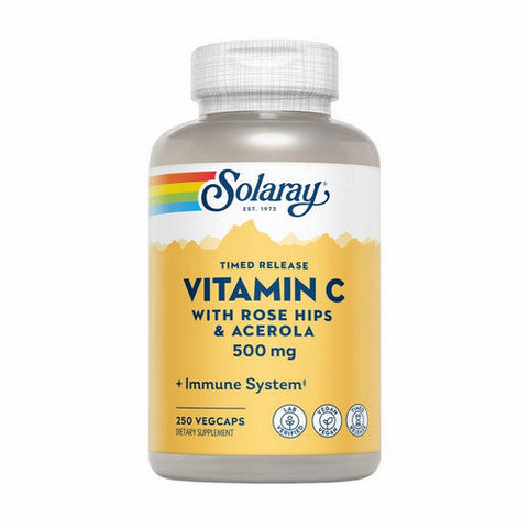 Solaray, Vitamin C, 500 mg, 250 Caps Solaray