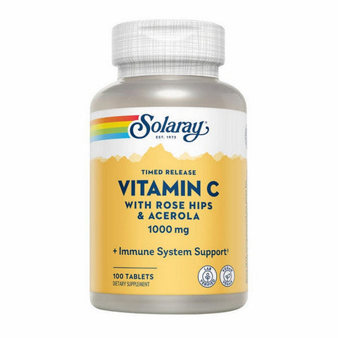 Solaray, Vitamin C, 1,000 mg, 100 Tabs Solaray