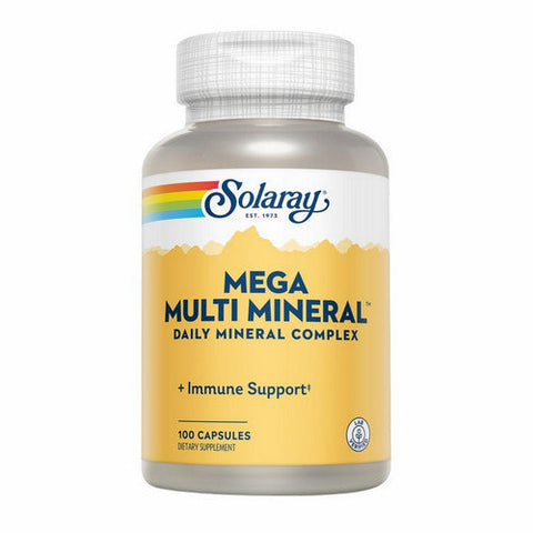 Solaray, Mega Multi Mineral, 100 Caps Solaray