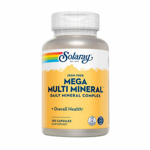 Solaray, Mega Multi Mineral, 100 Caps Solaray