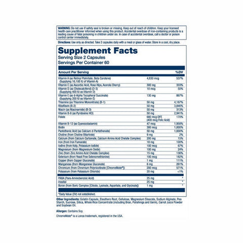Solaray, Twice Daily Multi Energy Multivitamin, 120 Caps Solaray