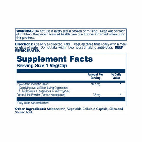 Solaray, Acidophilus, 3 Billion, 30 Caps Solaray