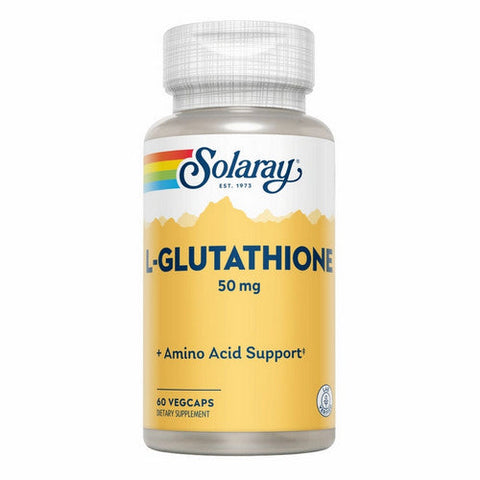 Solaray, L-Glutathione, 50 mg, 60 Caps Solaray
