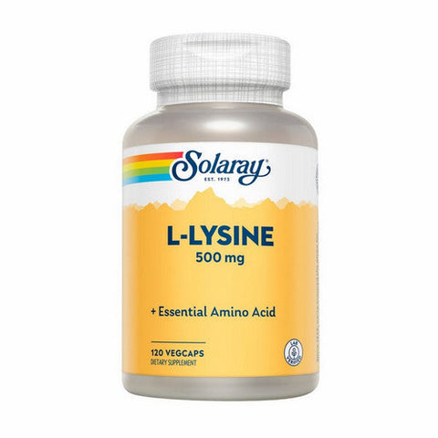 Solaray, L-Lysine, 500 mg, 120 Caps Solaray