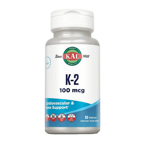 Kal, K-2, 100 Mcg, 60 Veg Caps Kal