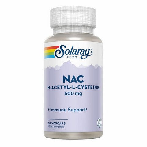 Solaray, NAC, 600 Mg, 60 Veg Caps Solaray
