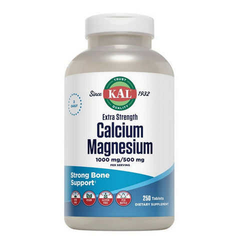 Kal, Calcium Magnesium Extra Strength, 250 Tabs Kal