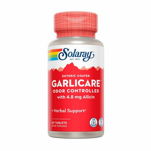 Solaray, Enteric Coated Garlicare, 60 Tabs Solaray