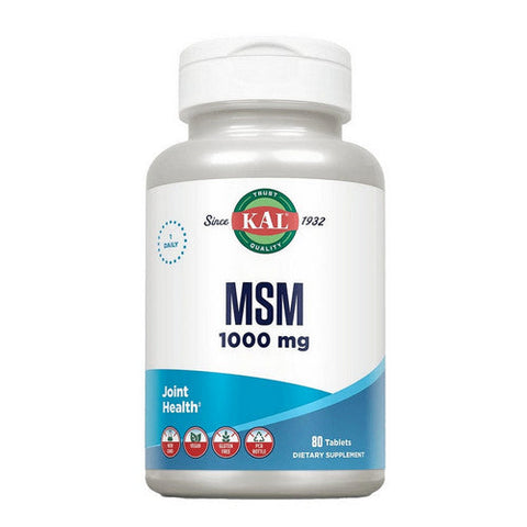 Kal, MSM, 1,000 mg, 80 Tabs Kal