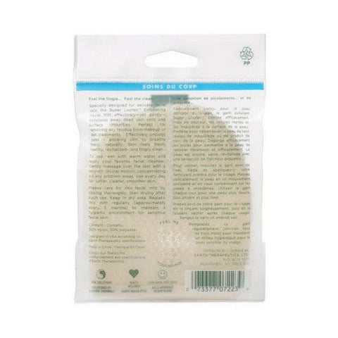 Earth Therapeutics, Loofah Exfoliating Facial Mitt, Count Earth Therapeutics
