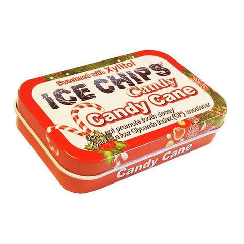 Ice Chips Candy, Hand Craftted Candy Tin Candy Cane, 1.76 Oz Ice Chips Candy