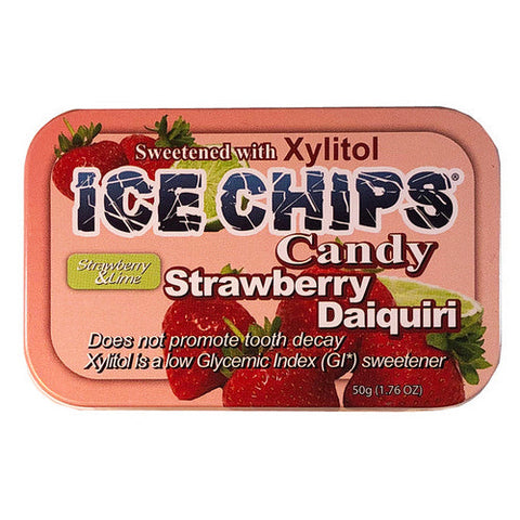 Ice Chips Candy, Ice Chips Candy, Strawberry Daiquiri 1.76 oz Ice Chips Candy