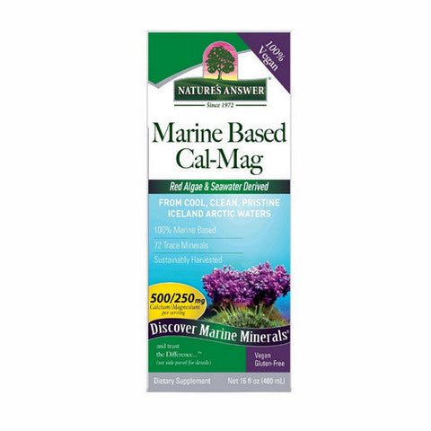 Nature's Answer, Marine Based Calcium And Magnesium Liquid, 500 / 250 Mg, 16 Oz Nature's Answer