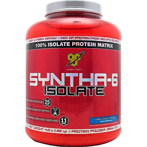 BSN Inc., Syntha-6 Isolate, Vanilla 4 lbs BSN Inc.