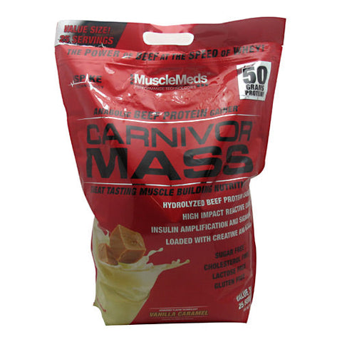 Muscle Meds, Carnivor Mass, Vanilla Caramel 10 lbs Muscle Meds