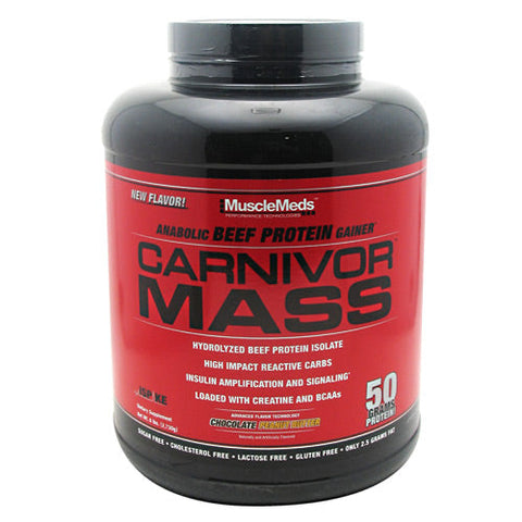 Muscle Meds, Carnivor Mass, Chocolate Peanut Butter 6 lbs Muscle Meds