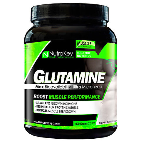 Nutrakey, L-GLUTAMINE, 1000 Grams Nutrakey