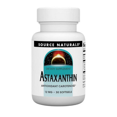 Source Naturals, Astaxanthin, 12 mg, 30 Softgel Source Naturals