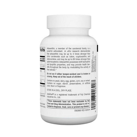 Source Naturals, Astaxanthin, 12 mg, 90 Softgel Source Naturals