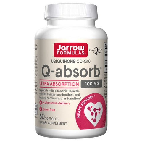 Jarrow Formulas, Q-absorb Co-Q10, 100 mg, 60 Softgels Jarrow Formulas