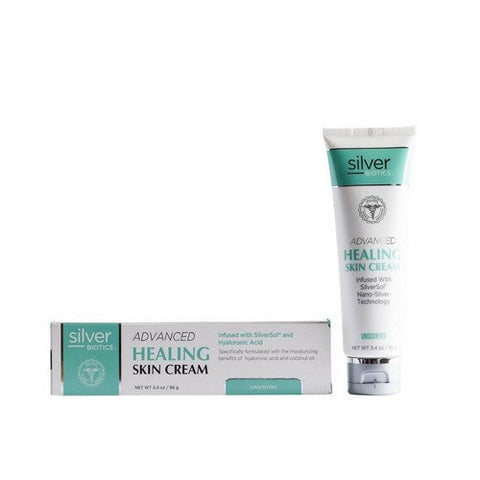 Silver Biotics (American Biotech Labs), Advanced Healing Skin Cream Unscented, 3.4 oz Silver Biotics (American Biotech Labs)