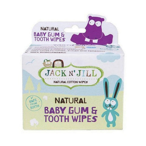 Jack N' Jill, Baby Gum And Tooth Wipes Natural Cotton Xylitol, 25 Count Jack N' Jill