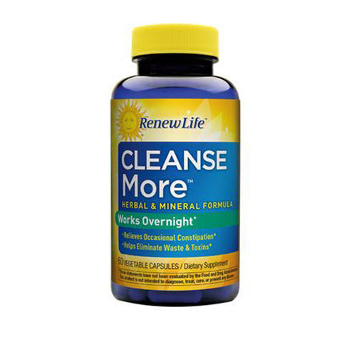 Renew Life, Cleanse More Herbal And Mineral Formula, 60 Capsules Renew Life