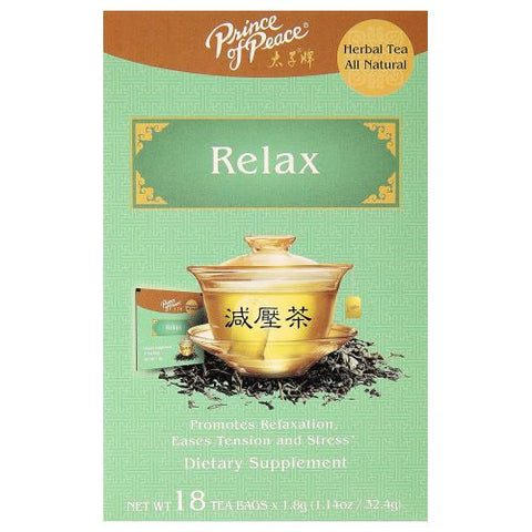 Prince Of Peace, Herbal Tea, Relax 18 Bags Prince Of Peace