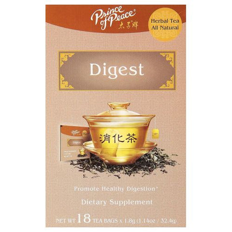 Prince Of Peace, Herbal Tea, Digest 18 Bags Prince Of Peace