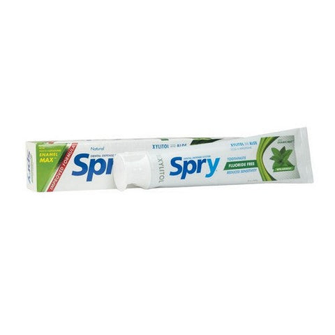 Xlear Inc, Spry Anti-Plaque And Tartar Control Xylitol Toothpaste Fluoride Free Spearmint, 5 Oz Xlear Inc