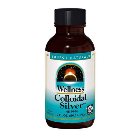 Source Naturals, Wellness Colloidal Silver, 2 Oz Source Naturals