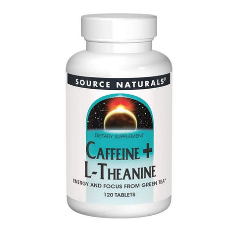 Source Naturals, Caffeine+ L-Theanine, 120 Tabs Source Naturals
