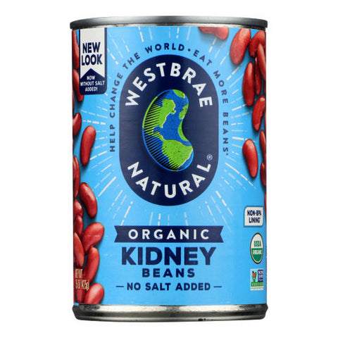 Westbrae, Organic Kidney Beans Fat Free, 15 Oz Westbrae