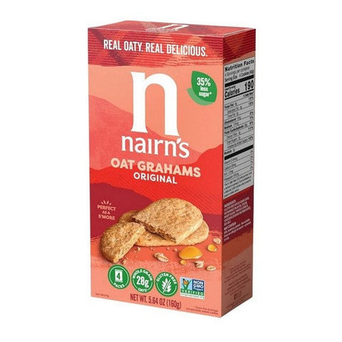 Nairns, Gluten Free Oatmeal Grahams, 5.64 Oz(Case Of 6) Nairns