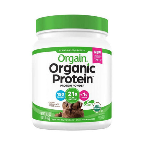 Orgain, Organic Plant Based Protein Powder Creamy Chocolate Fudge, 1.02 Lbs Orgain