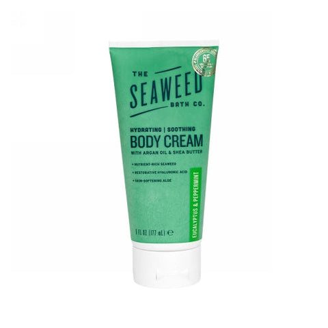 Sea Weed Bath Company, Body Cream, Eucalyptus & Peppermint 6 oz Sea Weed Bath Company