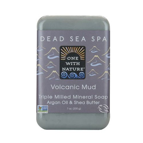 One with Nature, Triple Milled Mineral Soap, Volcanic Mud 7 Oz One with Nature