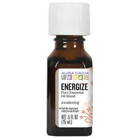 Aura Cacia, Aromatherapy Oil, Blend Energize 0.5 Fl Oz Aura Cacia