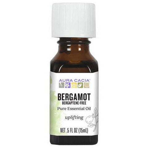Aura Cacia, 100% Pure Essential Oil Bergamot, 0.5 Oz Aura Cacia