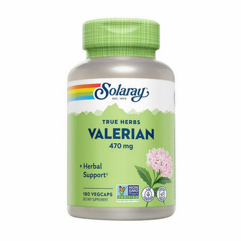 Solaray, Valerian, 470 mg, 180 Caps Solaray