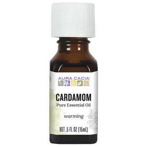 Aura Cacia, Essential Oil Cardamom Seed, (elettaria cardamomum) 0.5 Fl Oz Aura Cacia