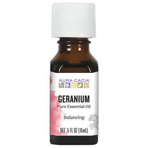 Aura Cacia, 100% Pure Essential Oil Geranium, 0.5 Oz Aura Cacia