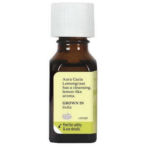 Aura Cacia, 100% Pure Essential Oil Lemongrass, 0.5 Oz Aura Cacia